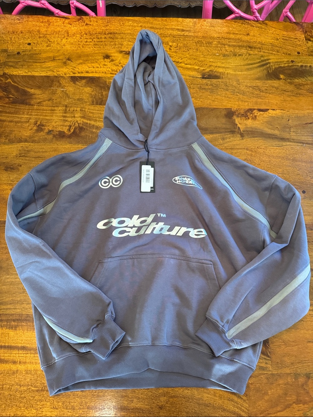 Cold Culture Men's Hooded Sweatshirt in Slate Gray New with Tags Mens sizemedium